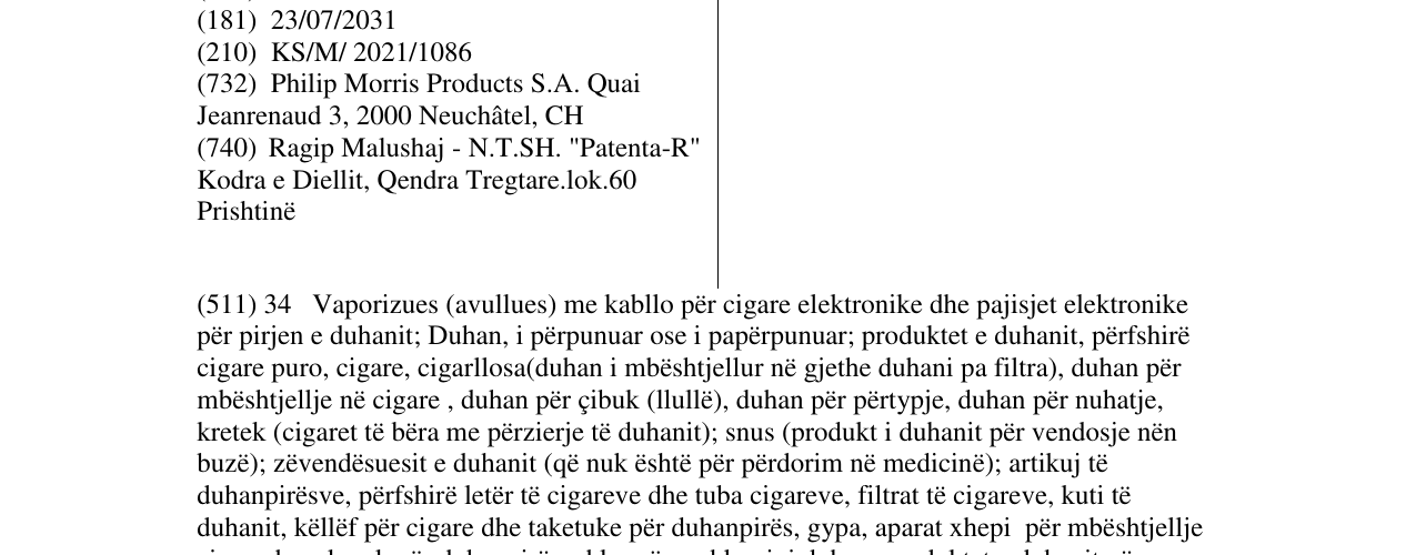 Zëri i markës TEAK në buletin