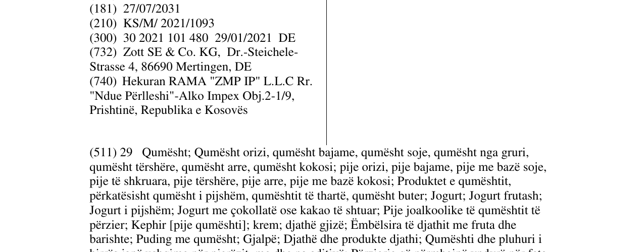 Zëri i markës LIV në buletin