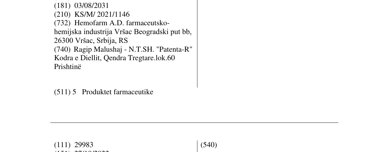 Zëri i markës ARMZOL në buletin