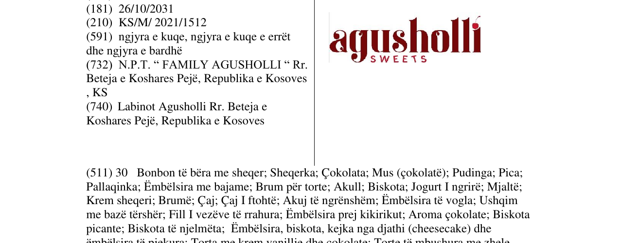 Zëri i markës Markë figurative në buletin
