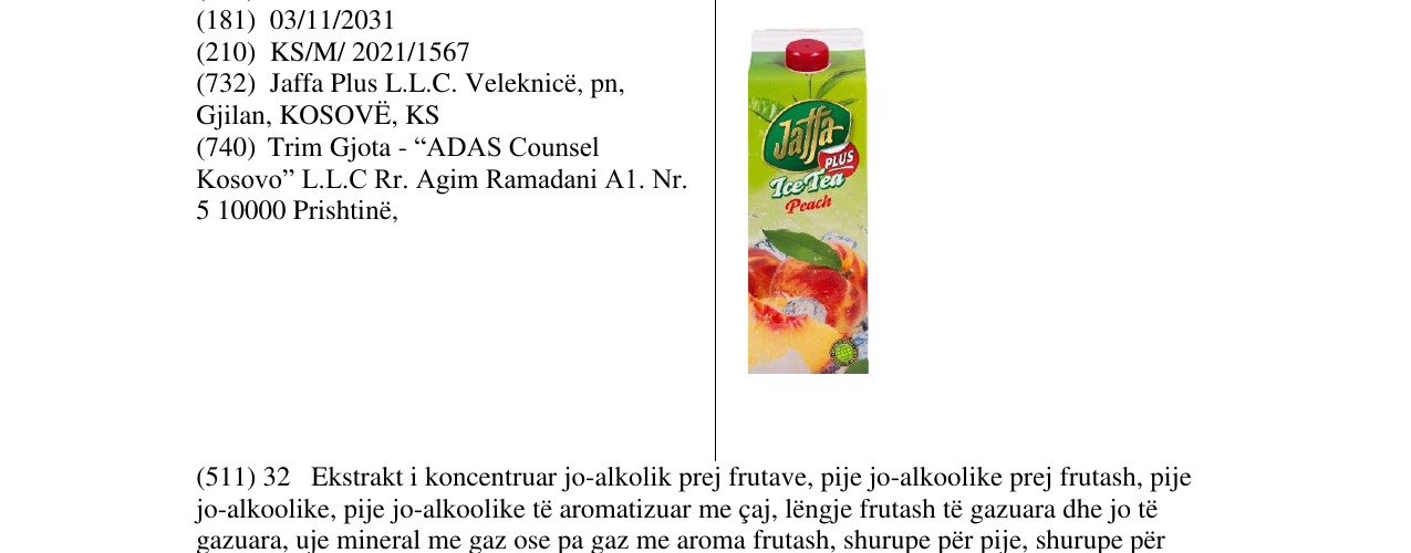 Zëri i markës Markë figurative në buletin