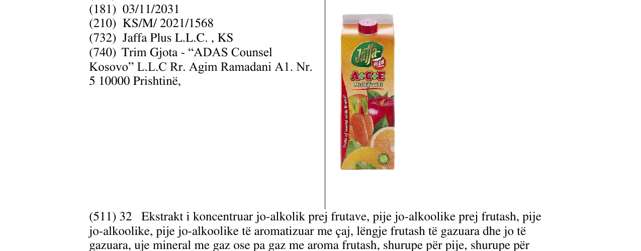 Zëri i markës Markë figurative në buletin