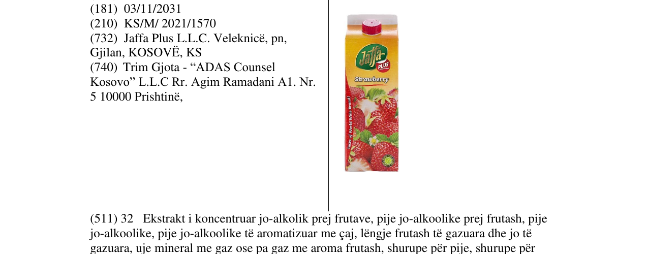 Zëri i markës Markë figurative në buletin