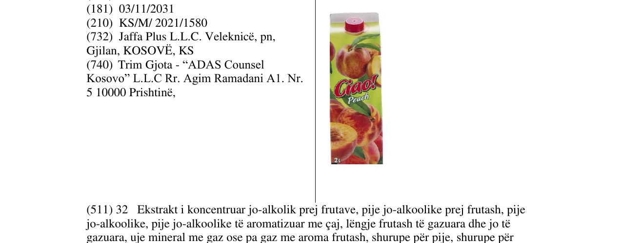 Zëri i markës Markë figurative në buletin