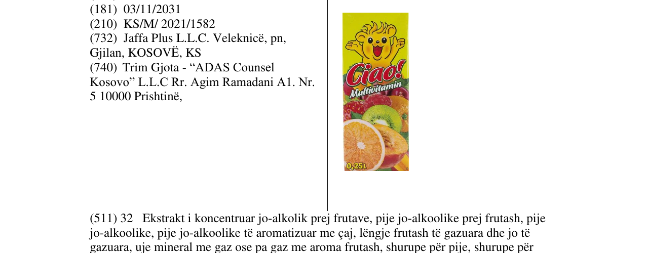 Zëri i markës Markë figurative në buletin