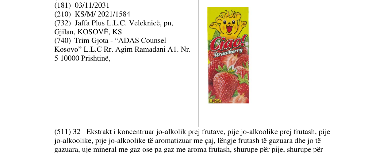 Zëri i markës Markë figurative në buletin