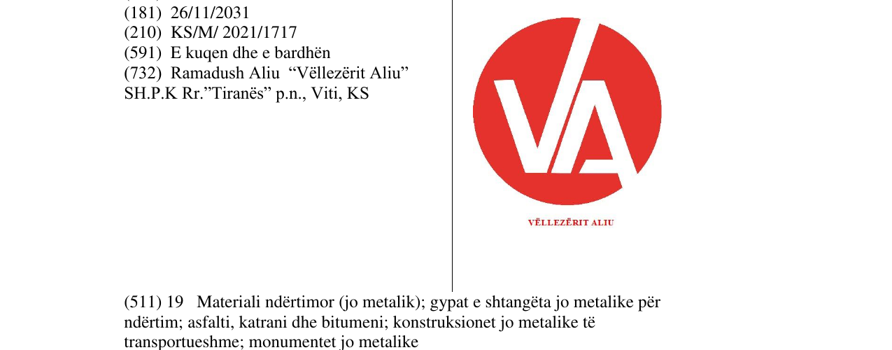 Zëri i markës Markë figurative në buletin