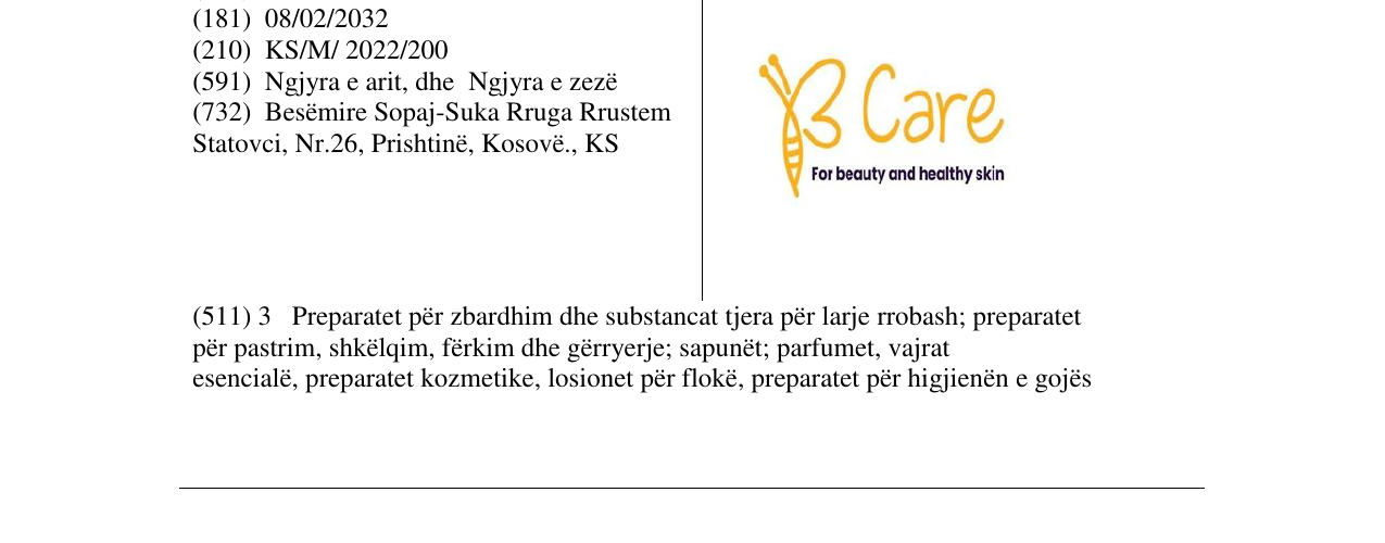 Zëri i markës Care në buletin