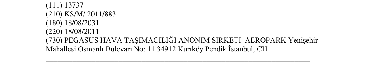 Zëri i markës PEGASUS AIRLINES në buletin