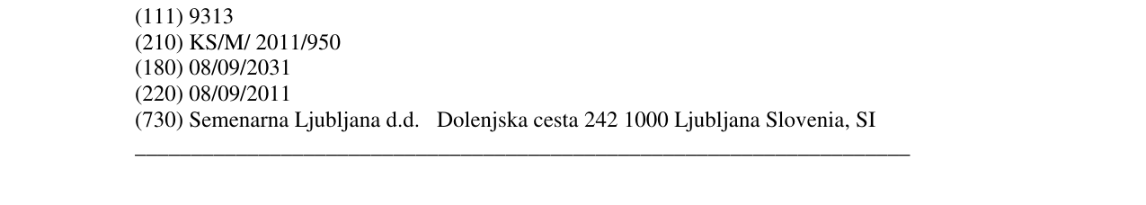 Zëri i markës Markë figurative në buletin