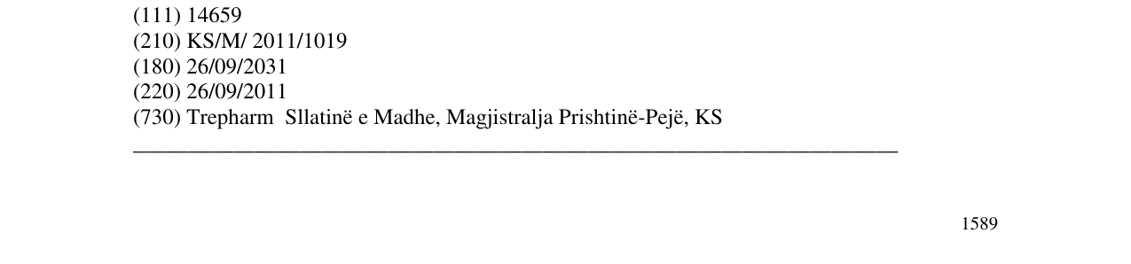 Zëri i markës MOXTID në buletin