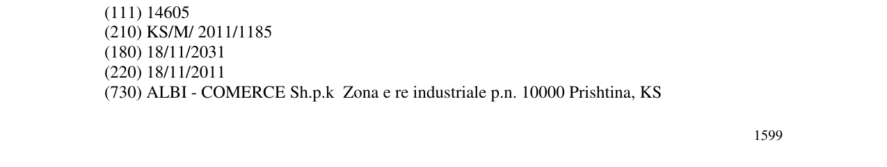 Zëri i markës Alfa Oil në buletin