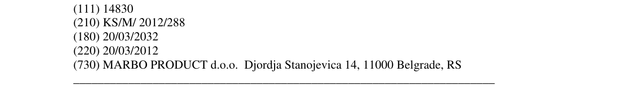 Zëri i markës Pardon Štapići në buletin