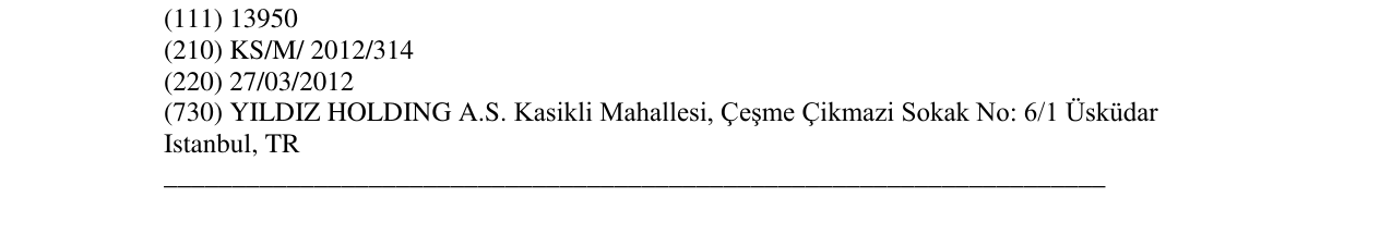 Zëri i markës KOMILI në buletin