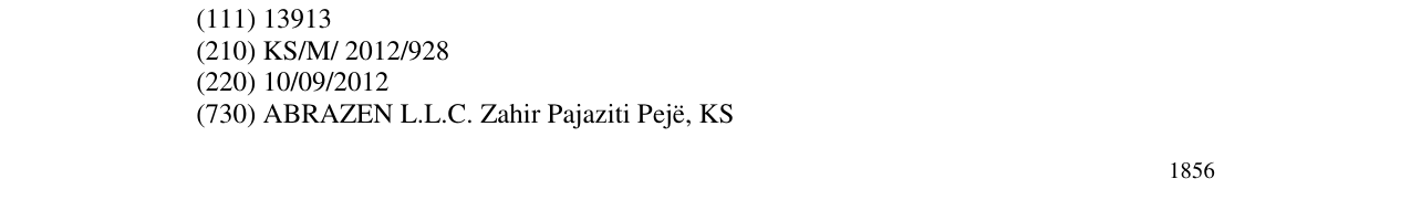 Zëri i markës Tango Dardhë në buletin