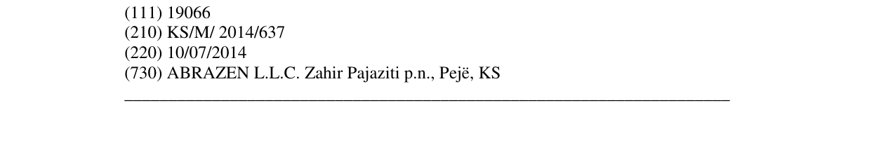 Zëri i markës Tango Trëndafil në buletin