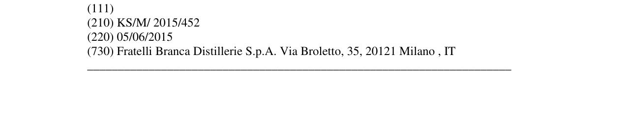 Zëri i markës antica formula në buletin