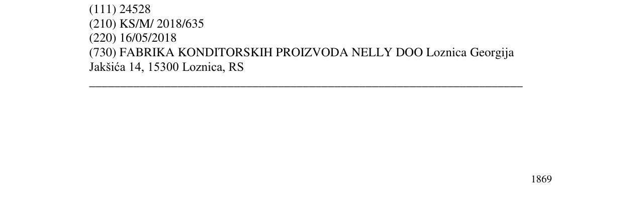 Zëri i markës DIVNA në buletin