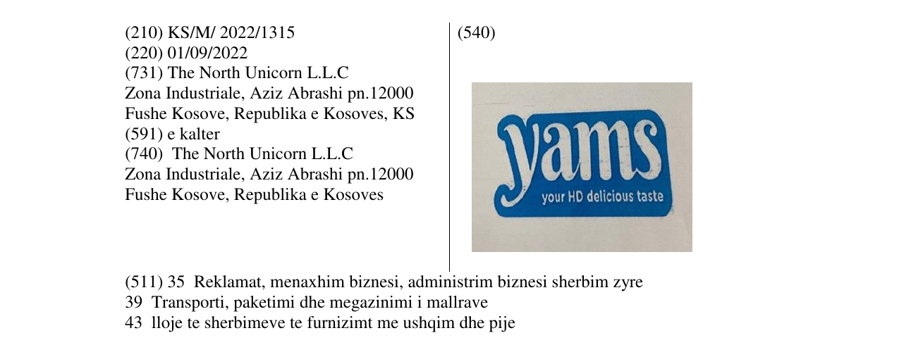 Zëri i markës Markë figurative në buletin