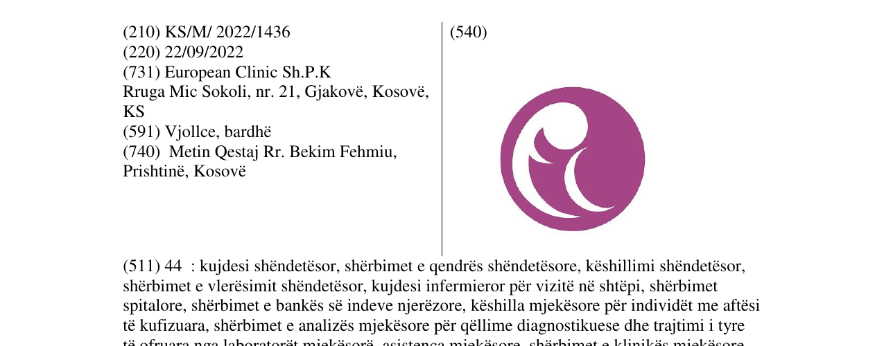 Zëri i markës Markë figurative në buletin