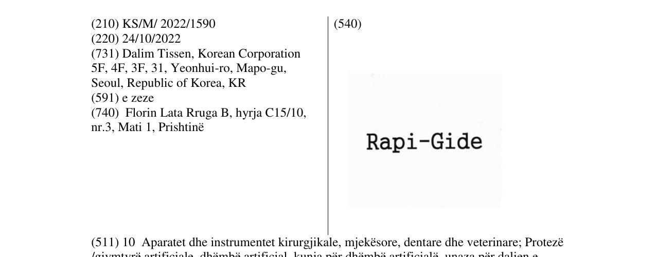 Zëri i markës Rapi - Gide në buletin