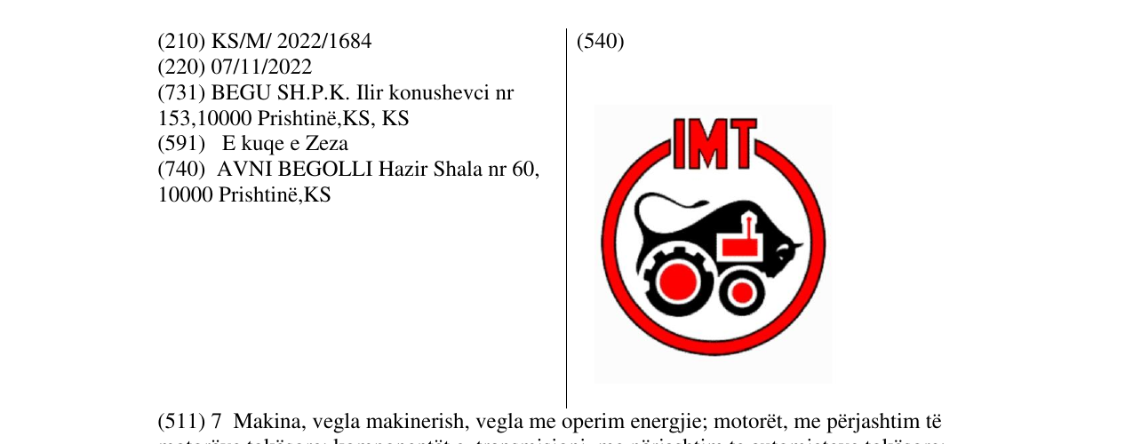 Zëri i markës IMT në buletin