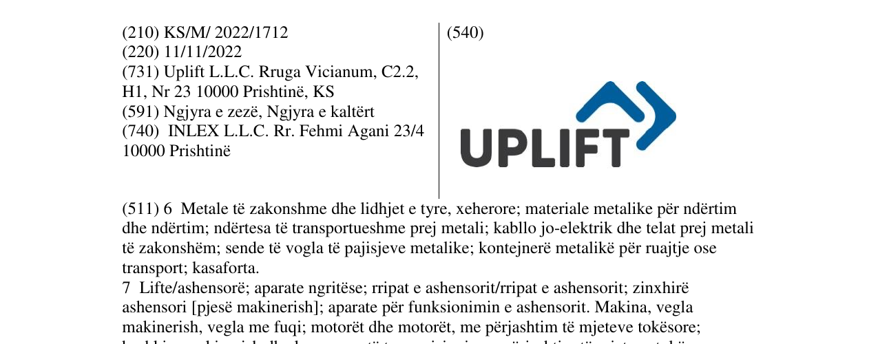 Zëri i markës UPLIFT në buletin