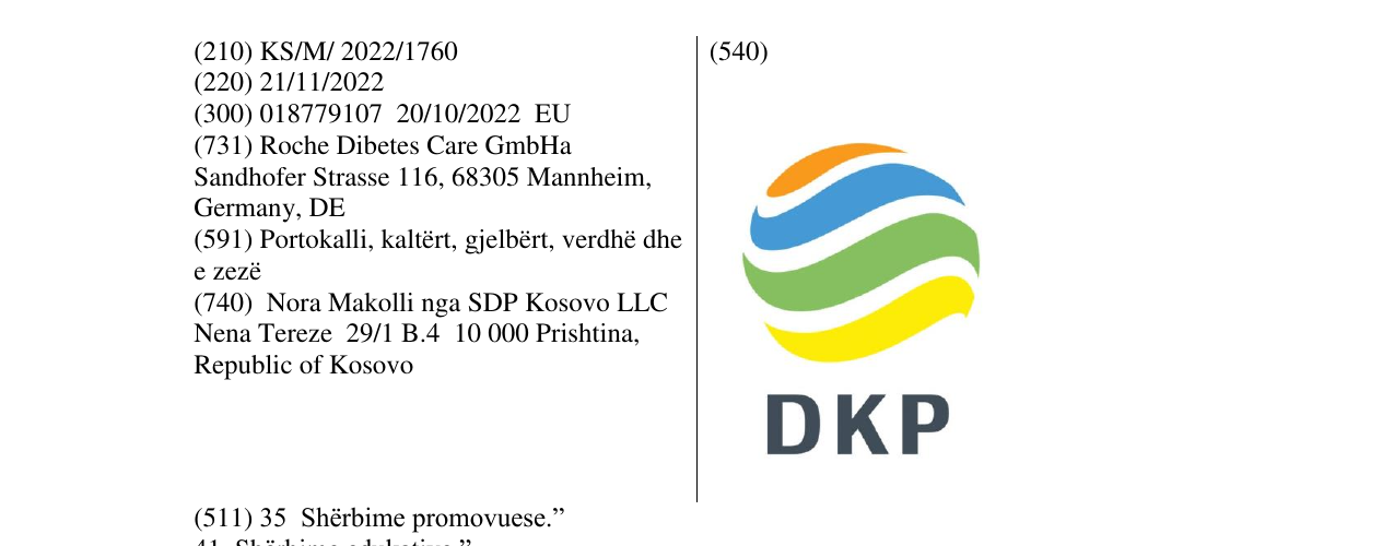 Zëri i markës DKP në buletin