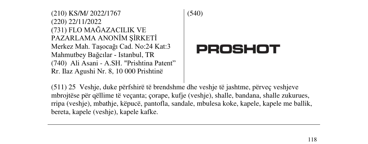 Zëri i markës proshot në buletin