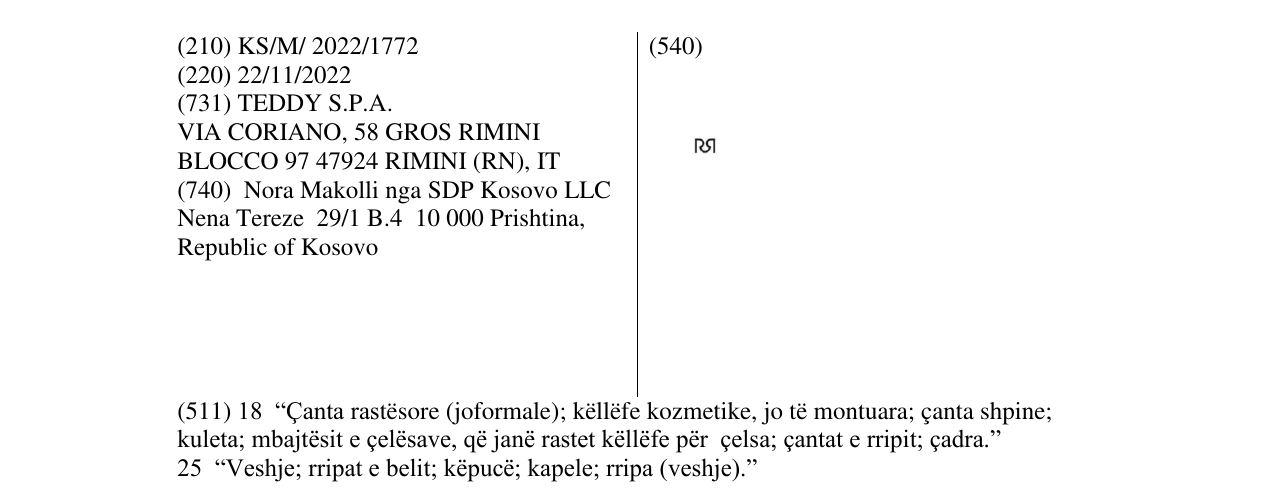 Zëri i markës RR në buletin