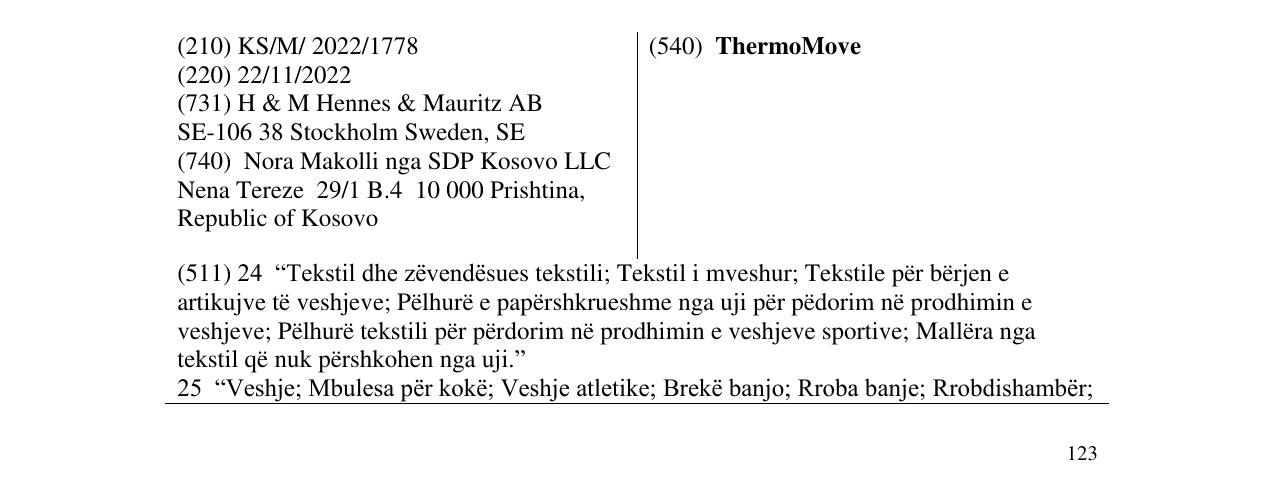 Zëri i markës ThermoMove në buletin
