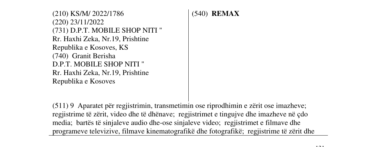 Zëri i markës REMAX në buletin