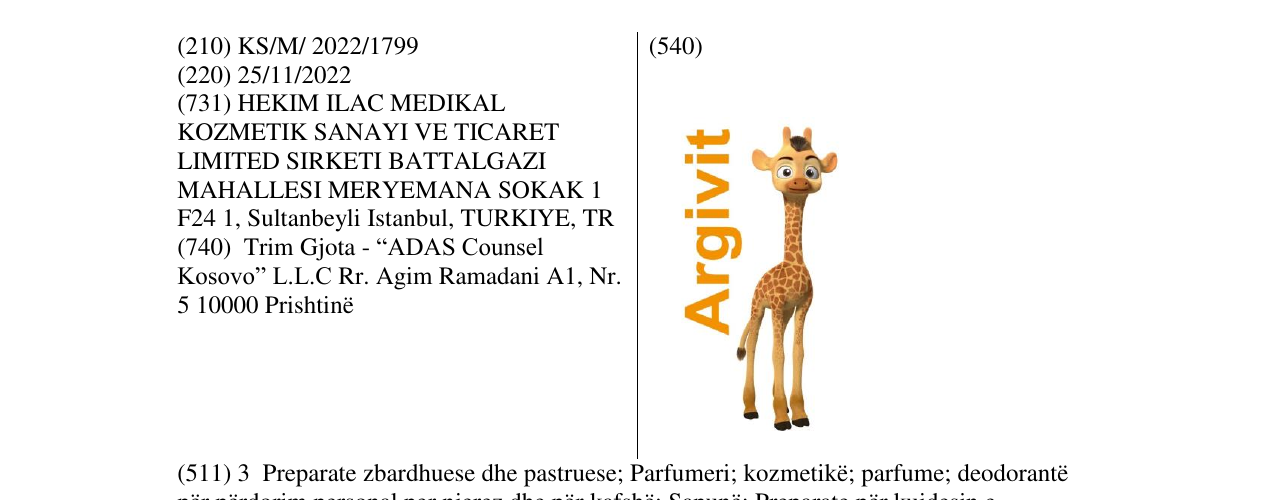 Zëri i markës Argivit në buletin