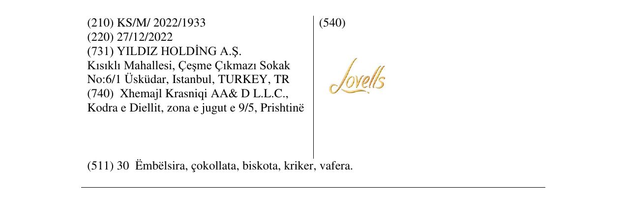 Zëri i markës Lovells në buletin