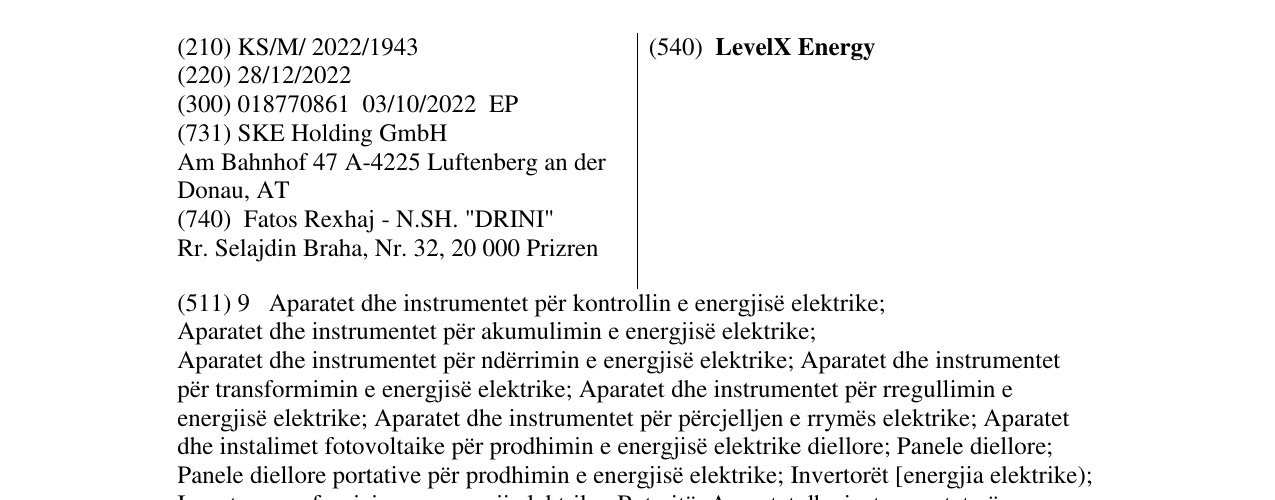 Zëri i markës LevelX Energy në buletin