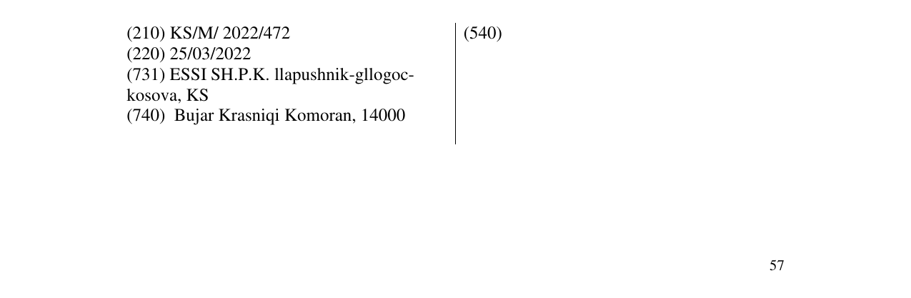 Zëri i markës Limmo në buletin