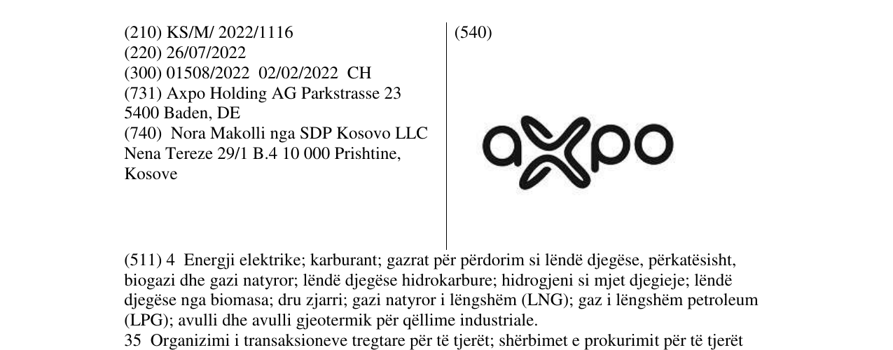 Zëri i markës axpo në buletin
