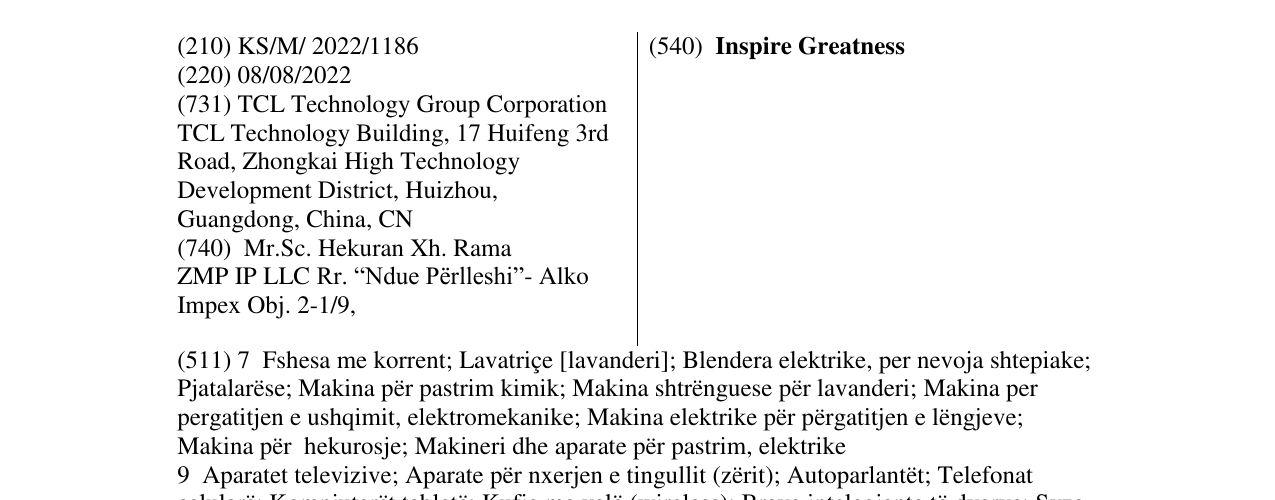 Zëri i markës Inspire Greatness në buletin