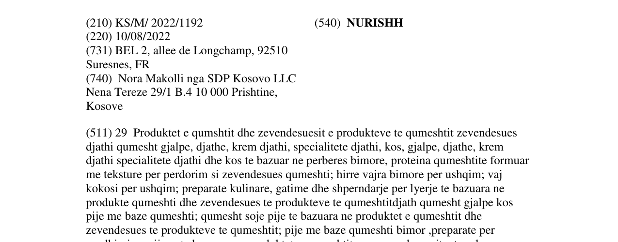 Zëri i markës NURISHH në buletin