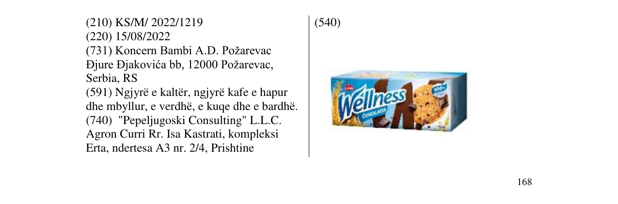 Zëri i markës Markë figurative në buletin