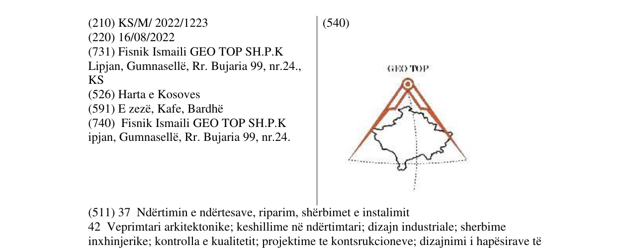 Zëri i markës Markë figurative në buletin