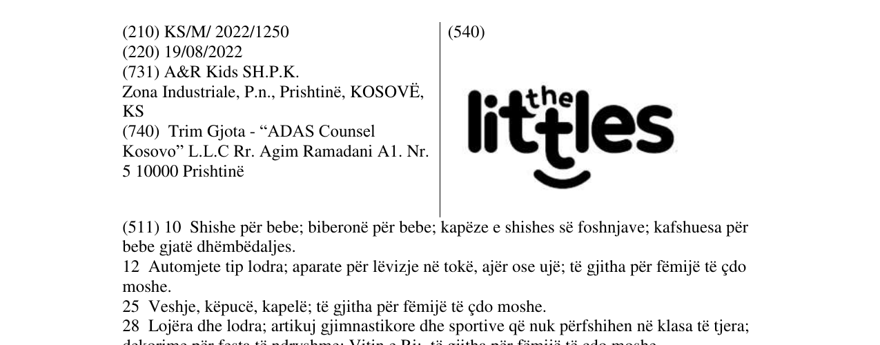 Zëri i markës Markë figurative në buletin