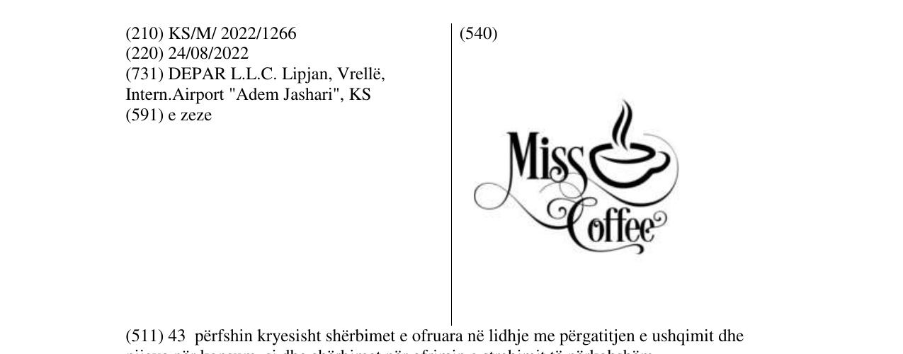 Zëri i markës Markë figurative në buletin