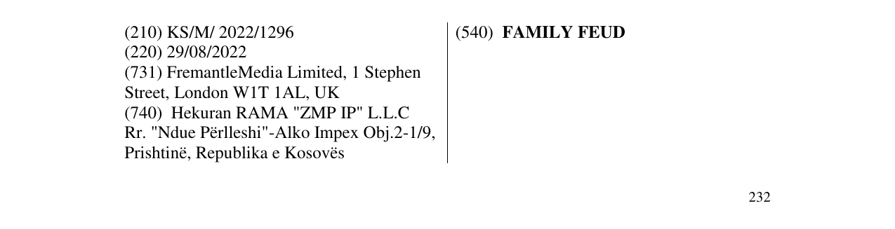 Zëri i markës FAMILY FEUD në buletin
