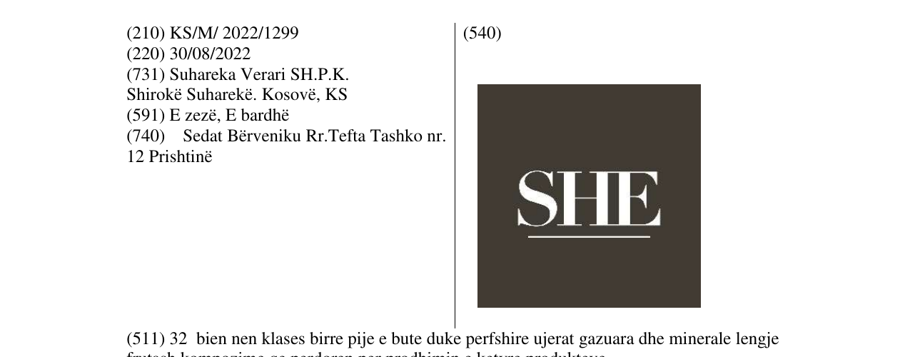 Zëri i markës Markë figurative në buletin