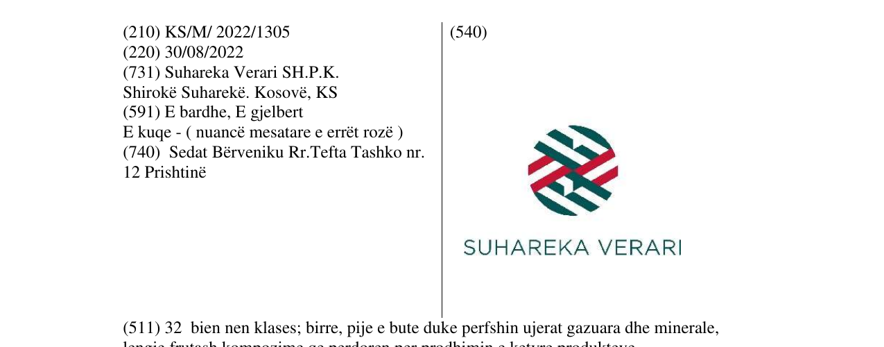 Zëri i markës Markë figurative në buletin