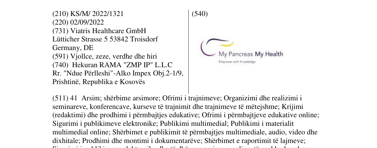 Zëri i markës Markë figurative në buletin