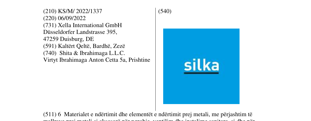 Zëri i markës silka në buletin