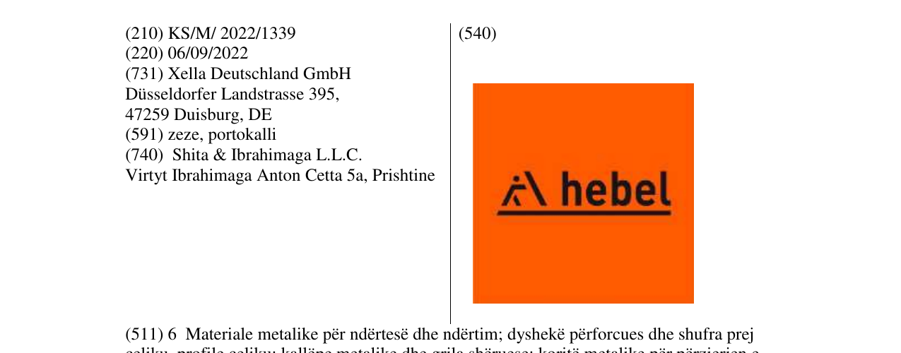 Zëri i markës hebel në buletin