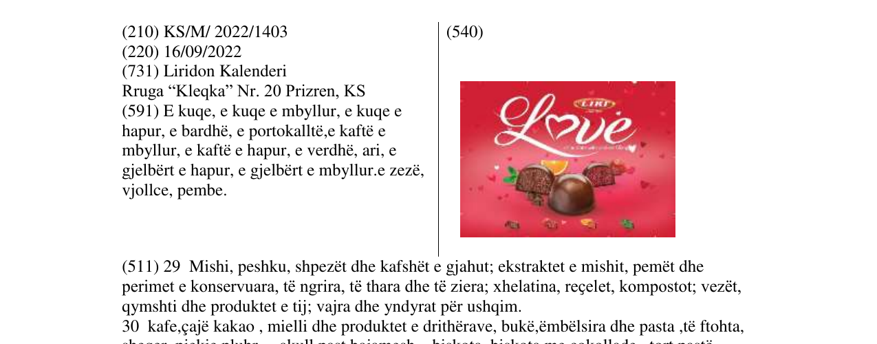 Zëri i markës love në buletin